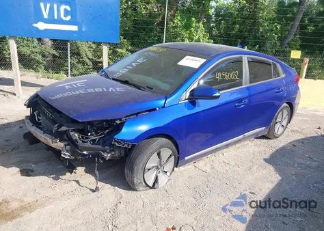 2021 Hyundai Ioniq Hybrid Se from USA, damaged, VIN KMHC75LC9MU251444